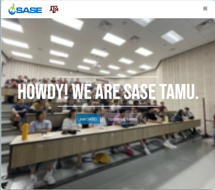 image of sase website